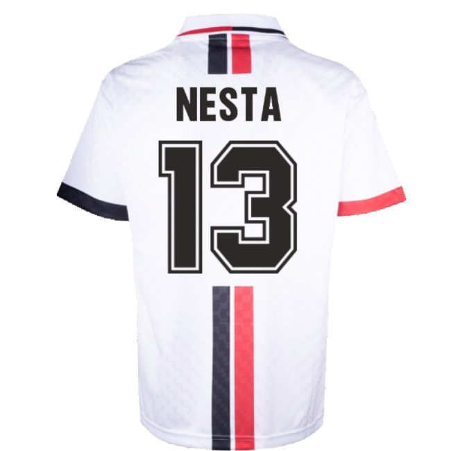 AC Milan 1996 Away Retro Shirt (NESTA 13)-Vantage Point Soccer