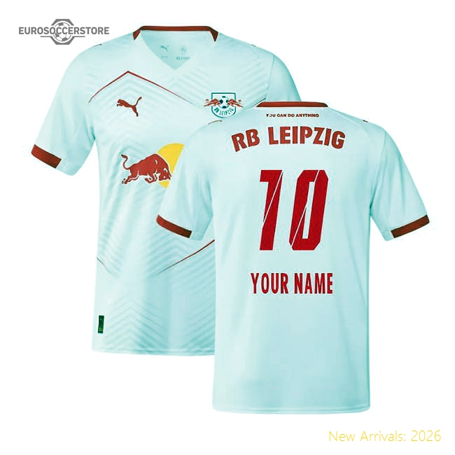 2025-2026 Red Bull Leipzig Home Shirt (Your Name)-Vantage Point Soccer