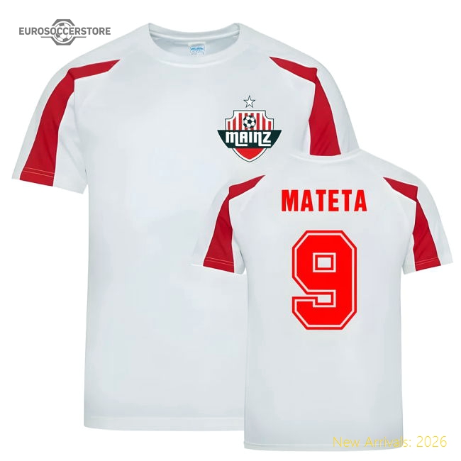 Jean-Philippe Mateta Mainz Sports Training Jersey (White)-Vantage Point Soccer