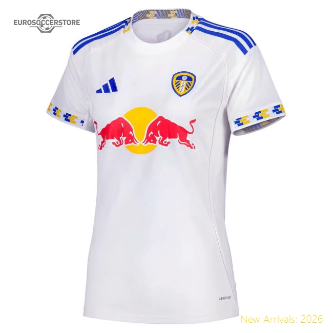 2025-2026 Leeds United Home Shirt (Womens)-Vantage Point Soccer