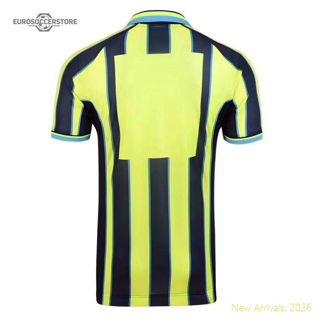 Score Draw Manchester City 1999 Wembley Retro Football Shirt-Vantage Point Soccer