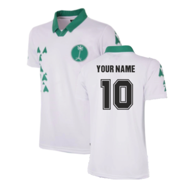 Saudi Arabia 1998 Retro Football Shirt (Your Name)-Vantage Point Soccer