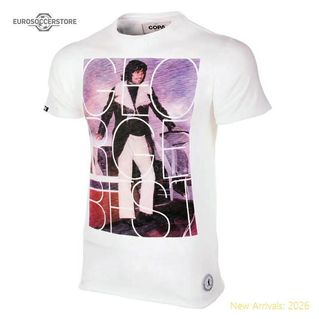 George Best Airlines T-Shirt (White)-Vantage Point Soccer