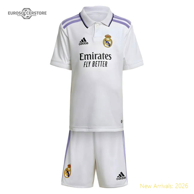2022-2023 Real Madrid Home Mini Kit-Vantage Point Soccer