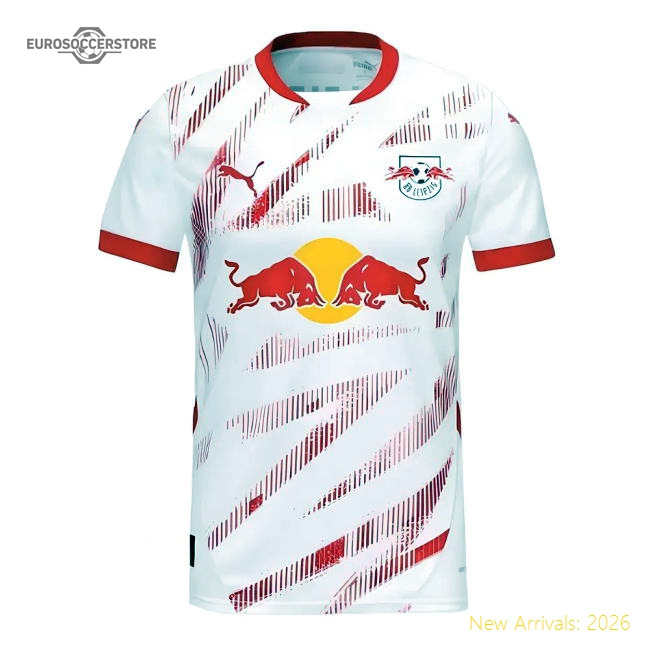 2024-2025 Red Bull Leipzig Home Shirt-Vantage Point Soccer
