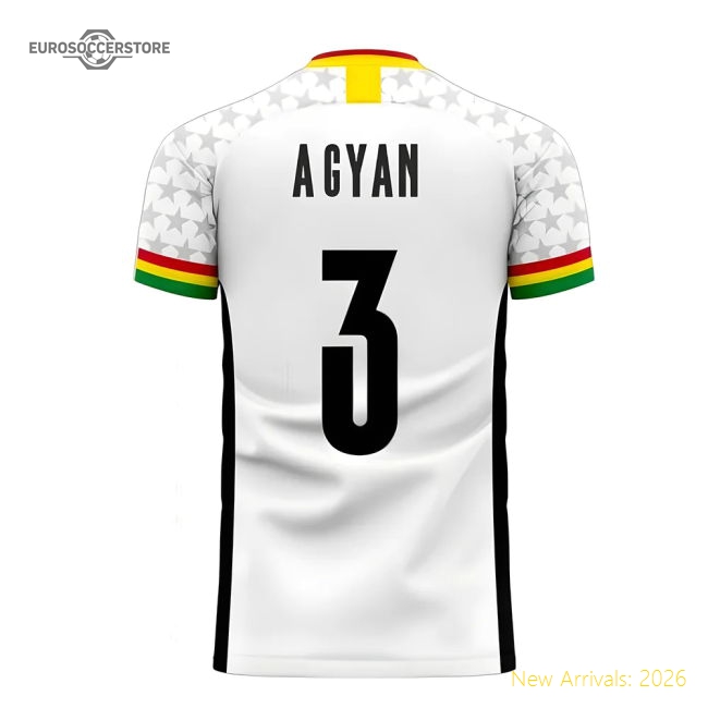 Ghana 2025-2026 Home Concept Football Kit (Libero) (A.GYAN 3)-Vantage Point Soccer