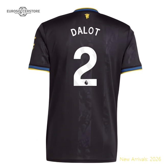 2025-2026 Manchester United Third Shirt (Dalot 2)-Vantage Point Soccer