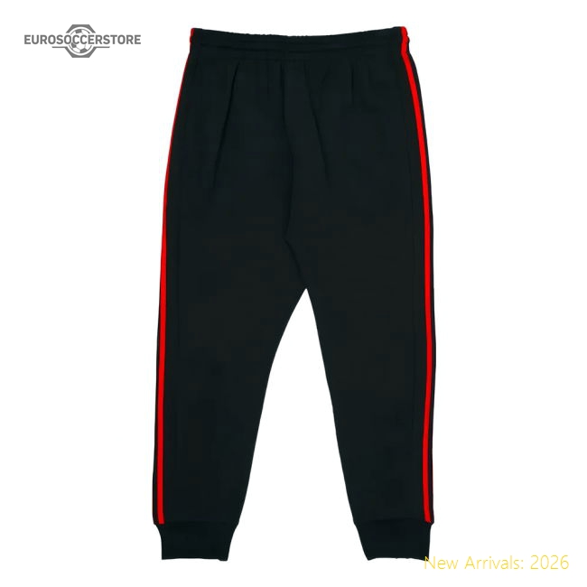 2024-2025 Man Utd DNA Pants (Black)-Vantage Point Soccer
