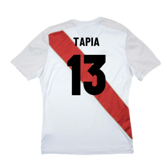 Peru 2018-19 Home Shirt ((Good) S) (Tapia 13)-Vantage Point Soccer