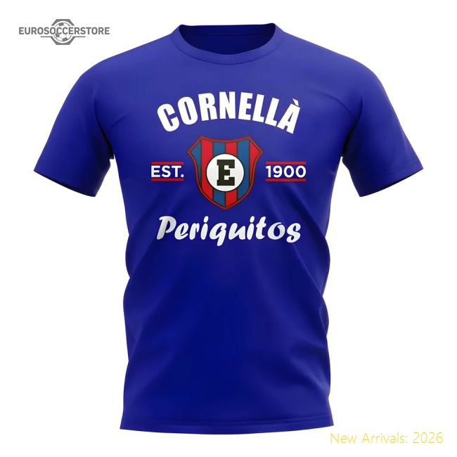 Espanyol Established Football T-Shirt (Royal)-Vantage Point Soccer