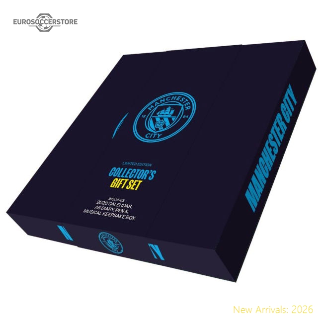 Manchester City FC Calendar & Diary Musical Gift Box 2026-Vantage Point Soccer
