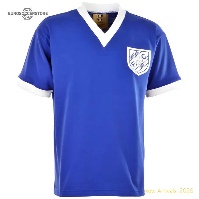 Shrewsbury Town 1960s Retro Football Shirt-Vantage Point Soccer