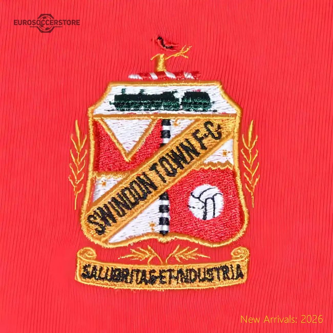 Swindon Town 1960s Retro Football Shirt-Vantage Point Soccer