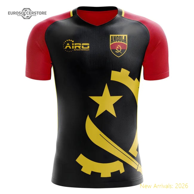 2025-2026 Angola Home Concept Football Shirt - Baby-Vantage Point Soccer