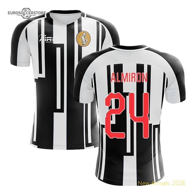 2025-2026 Newcastle Home Concept Football Shirt (ALMIRON 24)-Vantage Point Soccer