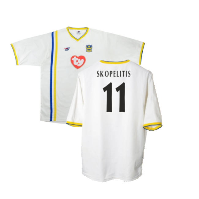 Portsmouth 2004-05 Third Shirt ((Excellent) 3XL) (Skopelitis 11)-Vantage Point Soccer