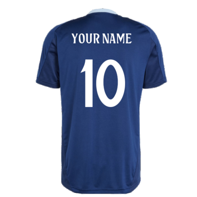 2024-2025 Real Madrid Training Jersey (Navy) (Your Name)-Vantage Point Soccer