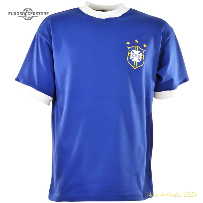 Brazil 1971 3 Star Retro Football Shirt-Vantage Point Soccer