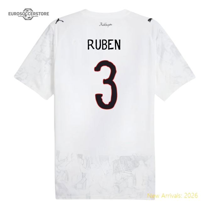 2025-2026 KIDSUPER x Manchester City CWC Shirt (White) (Ruben 3)-Vantage Point Soccer