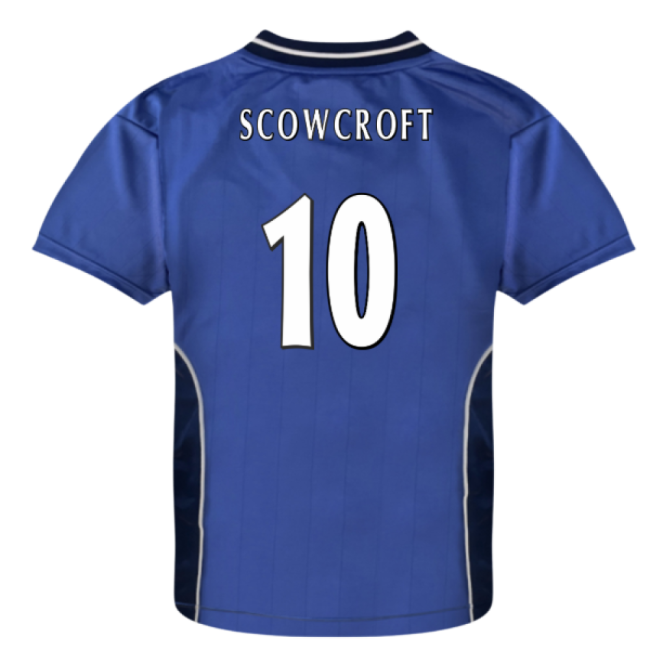 Leicester City 2002 Home Retro Shirt (Scowcroft 10)-Vantage Point Soccer