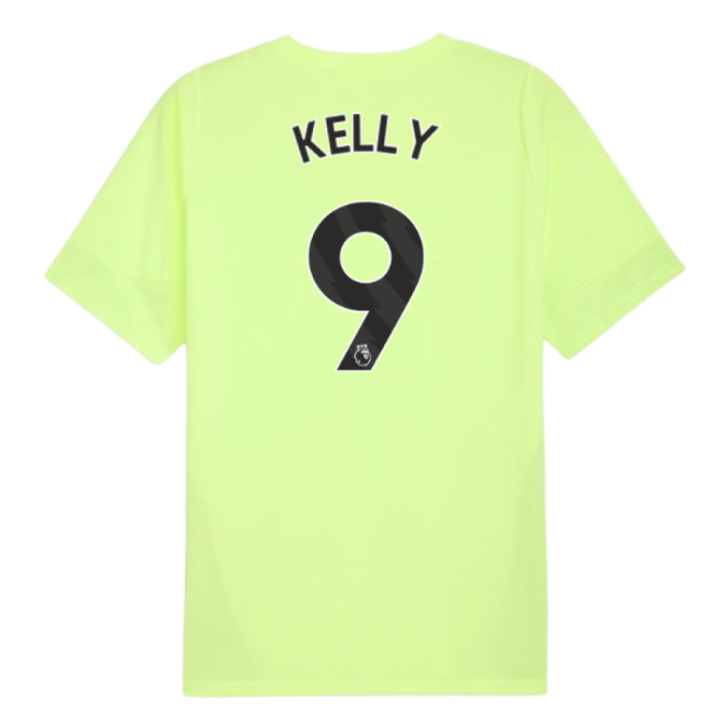 2025-2026 Man City Training Jersey (Fizzy Apple) (Kelly 9)-Vantage Point Soccer