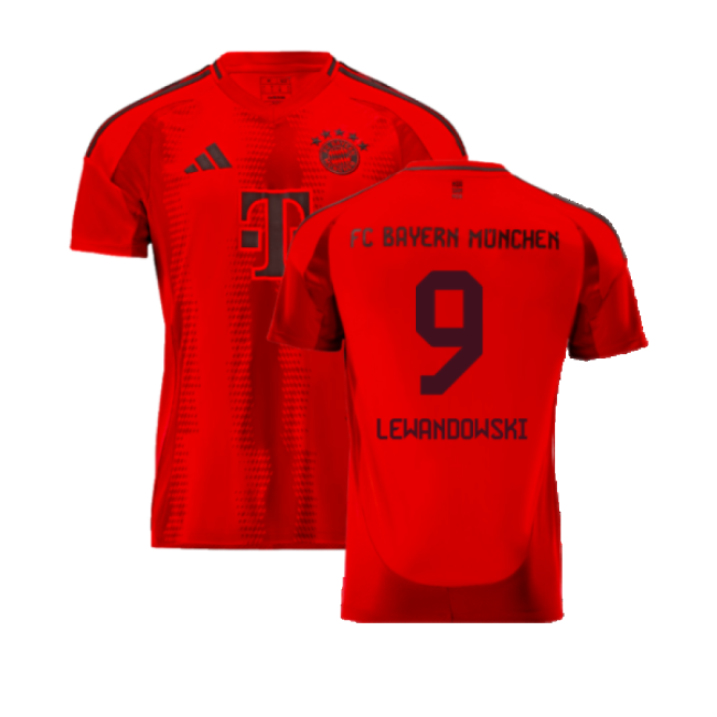 2024-2025 Bayern Munich Home Shirt (Lewandowski 9)-Vantage Point Soccer