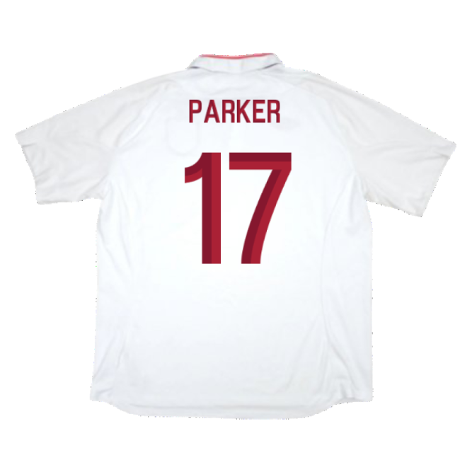 England 2012-13 Home Shirt (Good) (Parker 17)-Vantage Point Soccer
