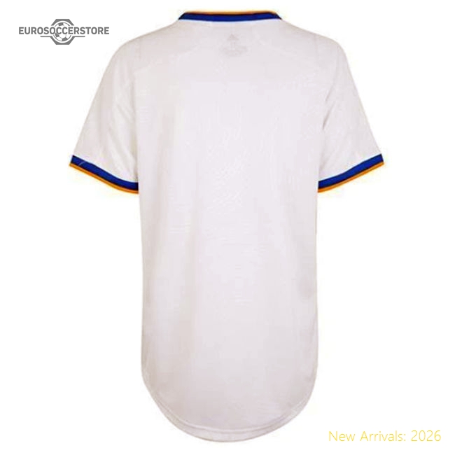 Real Madrid 2021-2022 Womens Home Shirt-Vantage Point Soccer