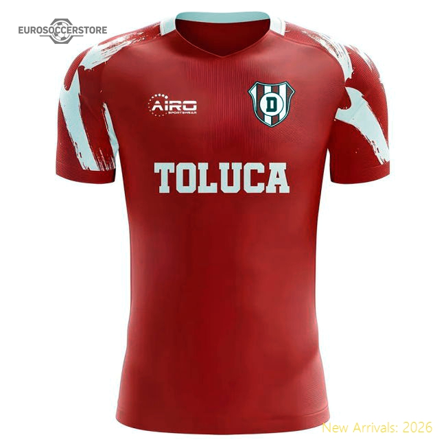 2025-2026 Deportivo Toluca Home Concept Football Shirt-Vantage Point Soccer