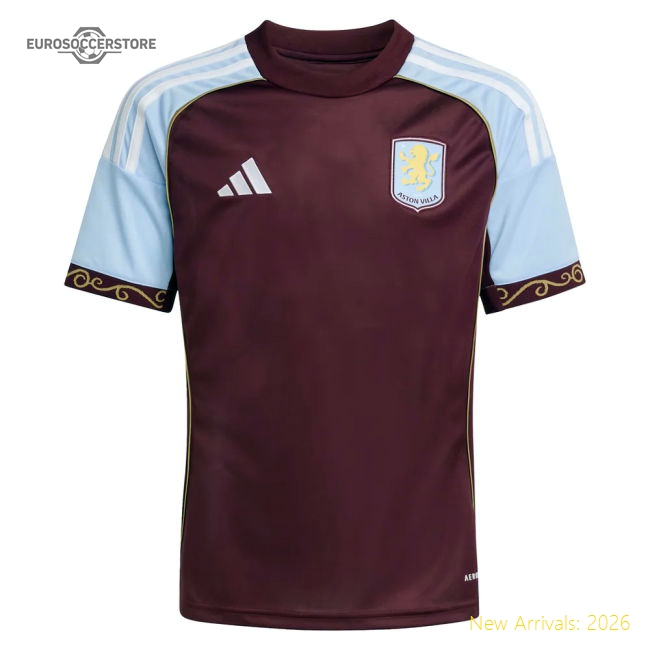 2025-2026 Aston Villa Home Shirt (Kids) (Kamara 44)-Vantage Point Soccer