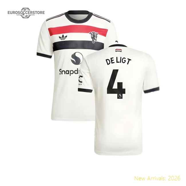 2024-2025 Man Utd Authentic Third Shirt (De Ligt 4)-Vantage Point Soccer
