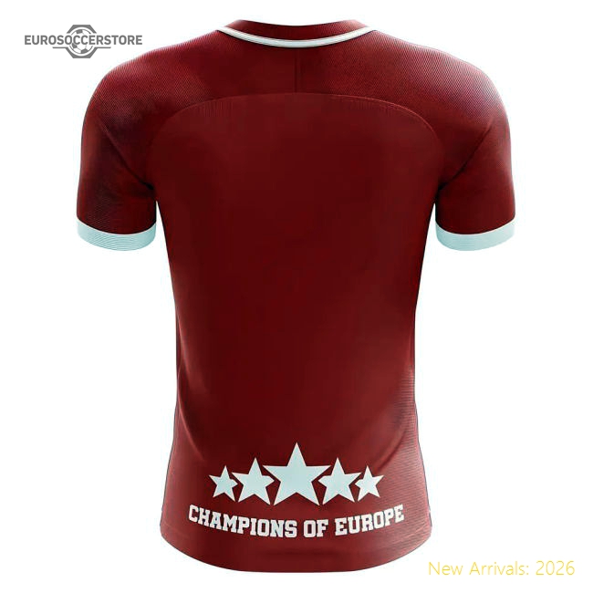 2025-2026 Liverpool 6 Time Champions Concept Football Shirt-Vantage Point Soccer