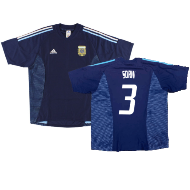 Argentina 2002-04 Away Shirt ((Excellent) XL) (Sorin 3)-Vantage Point Soccer