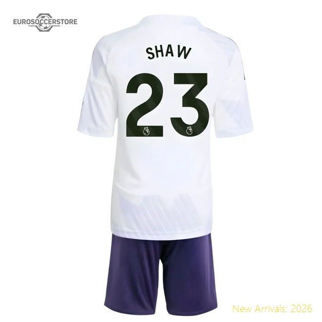 2025-2026 Man Utd Away Mini Kit (Shaw 23)-Vantage Point Soccer