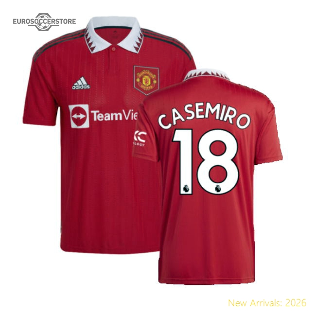 2022-2023 Man Utd Home Shirt (CASEMIRO 18)-Vantage Point Soccer