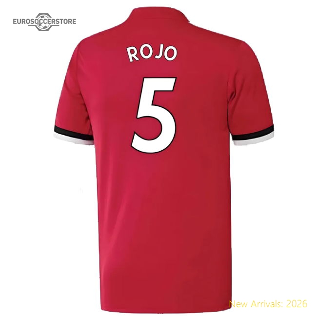 Manchester United 2017-18 Home Shirt ((Excellent) 4-5 Year) (Rojo 5)-Vantage Point Soccer