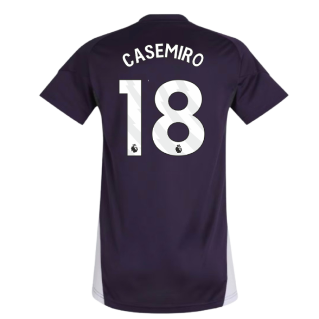 2025-2026 Man Utd Training Jersey (Aurora Plum) - Womens (Casemiro 18)-Vantage Point Soccer