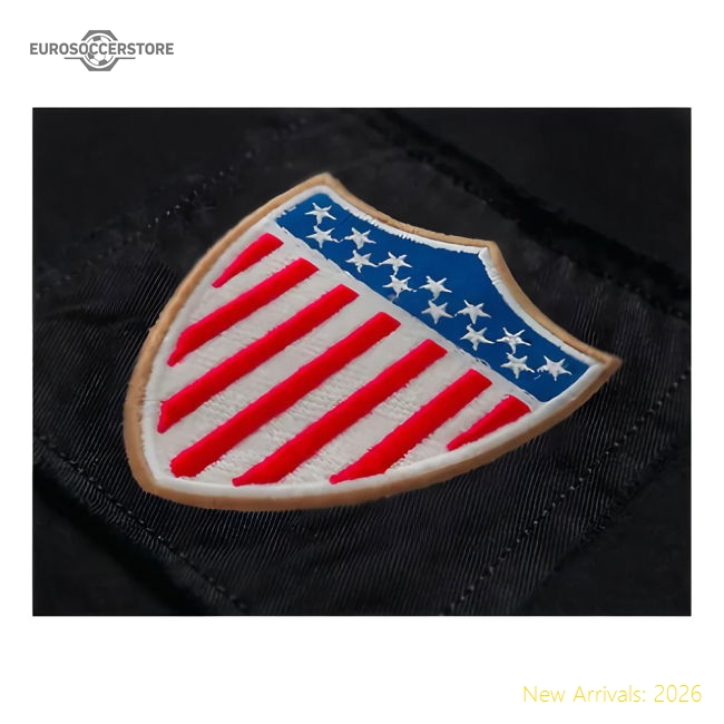 USA The Yanks Black Number 10 LS Retro Shirt-Vantage Point Soccer