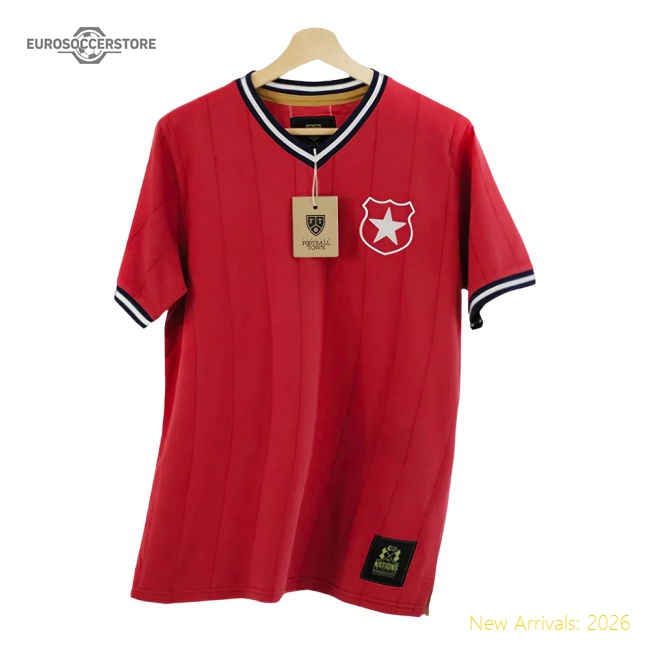 Chile La Roja Home Retro Football Shirt-Vantage Point Soccer