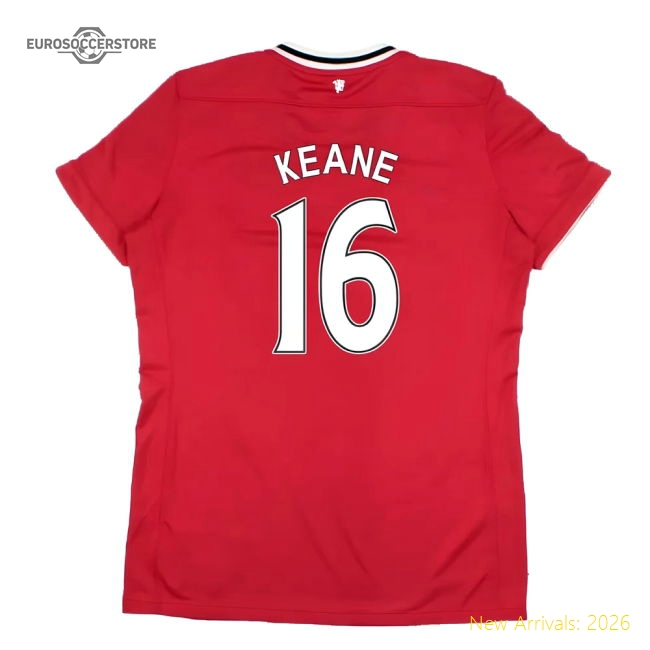 Manchester United 2011-12 Home Shirt (Women\'s) ((Very Good) M) (KEANE 16)-Vantage Point Soccer