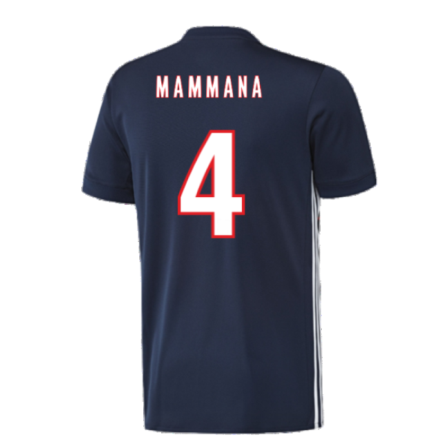 Lyon 2017-18 Away Shirt ((Excellent) L) (Mammana 4)-Vantage Point Soccer
