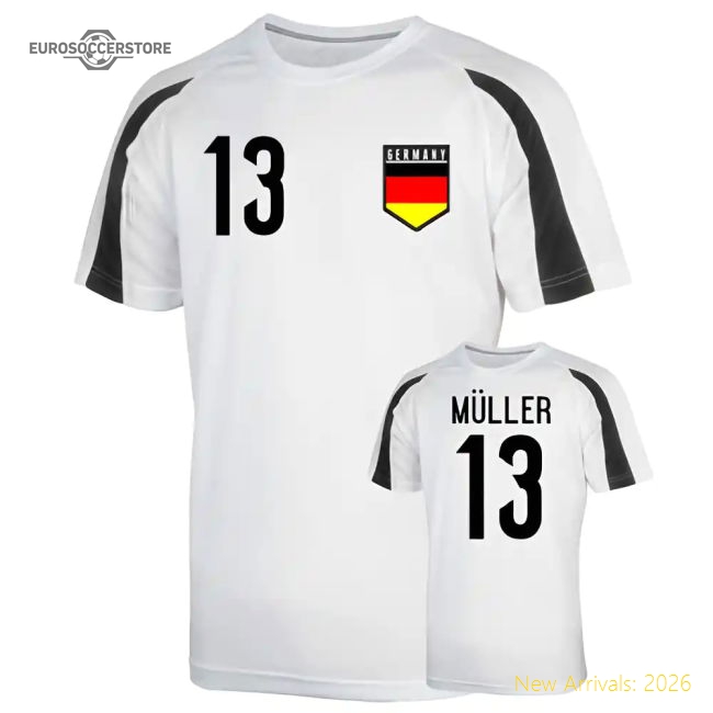 Germany Sports Training Jersey (muller 13) - Kids-Vantage Point Soccer