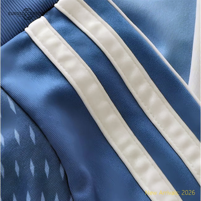 2025-2026 Leeds Home Long Sleeve Goalkeeper Shirt (Blue) - Kids-Vantage Point Soccer