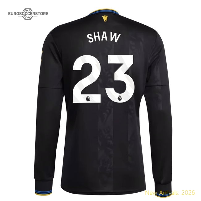 2025-2026 Man Utd Long Sleeve Third Shirt (Shaw 23)-Vantage Point Soccer