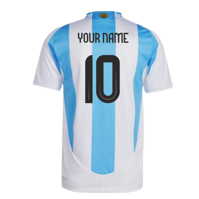 2024-2025 Argentina Authentic Home Shirt (Your Name)-Vantage Point Soccer