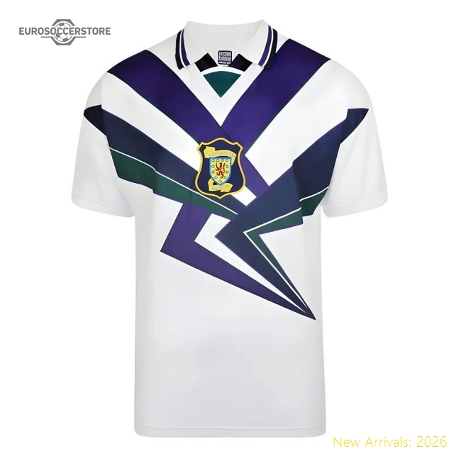 Score Draw Scotland 1996 Away Retro Football Shirt-Vantage Point Soccer