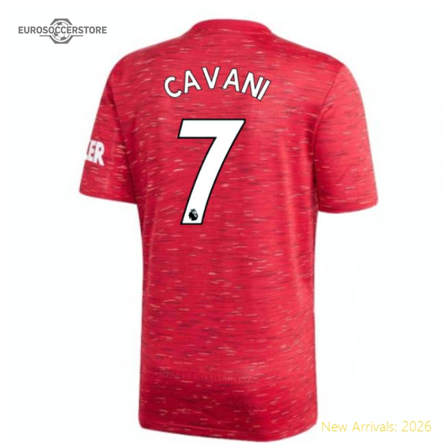 2020-2021 Man Utd Adidas Home Football Shirt (Kids) (CAVANI 7)-Vantage Point Soccer