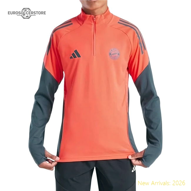 2025-2026 Bayern Munich Training Top (Easy Coral) - Kids-Vantage Point Soccer