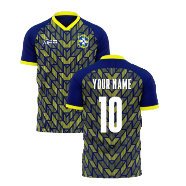 Brazil 2025-2026 Special Edition Concept Football Kit (Airo) (Your Name)-Vantage Point Soccer