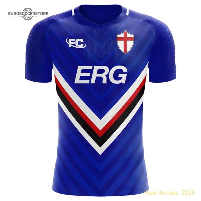 2018-2019 Sampdoria Fans Culture Home Concept Shirt-Vantage Point Soccer